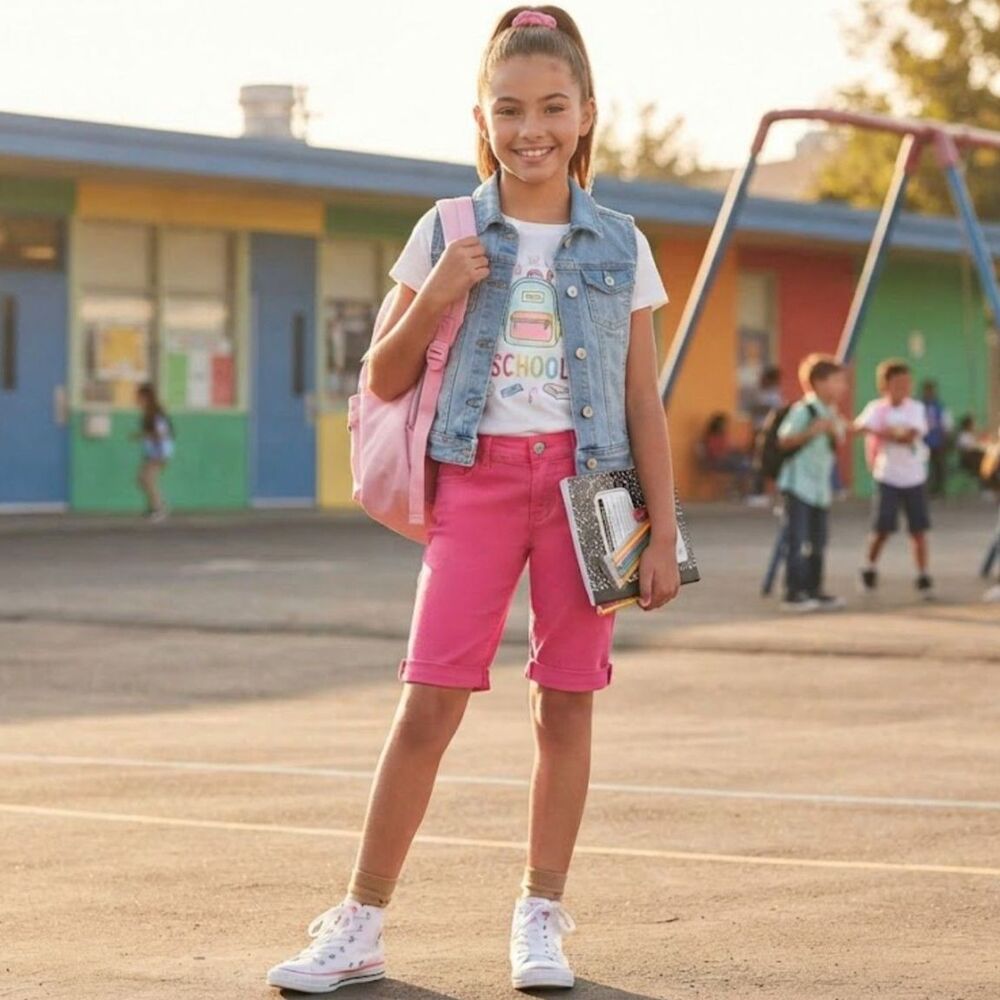 The children's place Girl's Pink Shorts